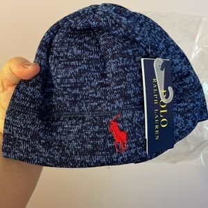 Polo by Ralph Lauren Kids Blue Knit Hat